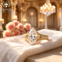 Bague d'éternité en argent S925 certifiée GRA avec moissanite taillée, bague de fiançailles et de mariage pour femme, vente en gros