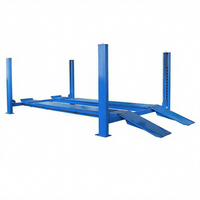 Pont élévateur 4 poteaux robuste pour voitures |   Hydraulique avec système de verrouillage de sécurité Capacité de 4 tonnes Durée de vie de 10 ans