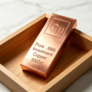 Lingote de Cobre Cuadrado de Alta Calidad, 1 kg, 99.9% Puro, Sin Aleación, Modelo C11000, para Uso Industrial e Inversión - Product Image 6