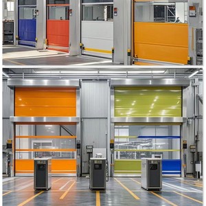 Rodillo para sala de operaciones de hospital tienda de conveniencia de fibra de vidrio enrollable superior de bajo ruido stock final - Product Image 3