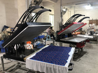 Presse à chaud manuelle grand format 80x100 cm pour t-shirts et vêtements, imprimante de transfert textile à plat par sublimation industrielle