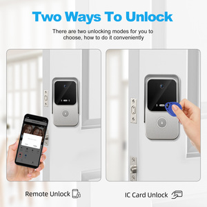 1080P tuya video chuông cửa máy ảnh video cửa hệ thống điện thoại cho biệt thự nhà thông minh <span class=keywords><strong>intercom</strong></span> Door Chuông từ xa app điều khiển rfic mở khóa - Product Image 3