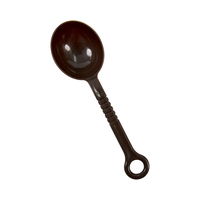 Offre Spéciale – Mini Cuillères Créatives pour Hôtels, Idéales pour Poudre de Fruits, Cuillères Perle, Cuillères à Café en Plastique Noir à Long Manche