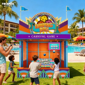 CE Tolefun Jeux de Carnaval pour Enfants et Famille, Design Charmant, Gobelet Vibrant, Jeu de Lancer de Balle Rebondissante, pour Complexes Hôteliers - Product Image 2