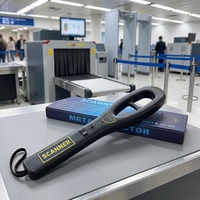 Détecteur de métaux portable MD800 pour la sécurité aéroportuaire, détecteur de métaux manuel, détecteur de métaux industriel