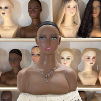 Maniquí de Cabeza a Precio Competitivo, Resistente y Hermoso, Maniquí Realista con Curvas Decorativas, Modelo Humano para Tienda