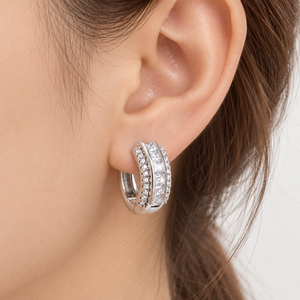 Orecchini Geometrici Quadrati per Donne, Accessori per Orecchie Semplici da Indossare Quotidianamente - Product Image 5