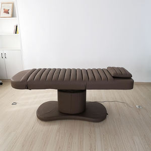 Cama de Terapia Eléctrica Moderna de 3 Motores, Mesa de Spa Marrón de Lujo, Minimalista, Metálica, Plegable, Comercial, para Exteriores, Salón de Belleza, Sala de Estar - Product Image 2