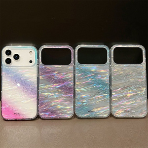 Nuovo guscio modello <span class=keywords><strong>arcobaleno</strong></span> IMD custodia per telefono cellulare per <span class=keywords><strong>iPhone</strong></span> 17 Air 16 15 Pro Max Glitter gradiente PC Tpu proteggere Star River <span class=keywords><strong>Cover</strong></span> - Product Image 1