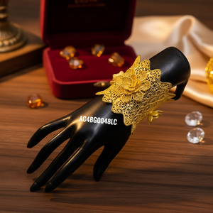 ขายร้อนใหม่หนึ่งกรัมทองชุบกำไลเครื่องประดับออกแบบแฟชั่นสตรี - Product Image 3