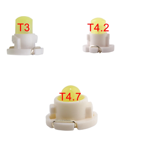 หลอดไฟ LED T3 T4.2 T4.7 COB T4 Neo Wedge 12V 5W ใหม่ สำหรับไฟหน้าปัดรถยนต์ ไฟแสดงความเร็ว ไฟสัญญาณสีน้ำเงิน ไฟแสดงสถานะอุปกรณ์ในรถยนต์ - Product Image 1