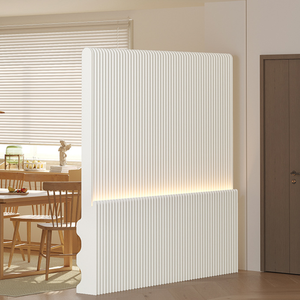 YIMO PF-4 Biombo Plegable de Papel Kraft con Ondas Luminosas, Separador Extensible <span class=keywords><strong>para</strong></span> <span class=keywords><strong>Oficina</strong></span>, Estudio, Diseño Comercial, Pantalla Giratoria - Product Image 6