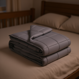 Couverture lestée DreamCloud taille King 25 lb, en coton matelassé, pour l'hiver - Product Image 2