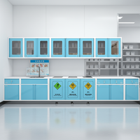 Armoire de perfusion IV sur mesure pour hôpital et armoire de stockage de déchets médicaux pour projets de mobilier de salle de traitement clinique