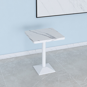 Conjunto de Mesa y Sillas para Restaurante de Comida Rápida, Muebles de Comedor Comerciales Duraderos para Cafetería <span class=keywords><strong>Bistro</strong></span> - Product Image 3