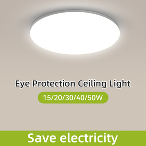 Đèn trần phòng ngủ và phòng khách hiện đại, hình tròn, màu trắng, gắn nổi, siêu mỏng, đèn <span class=keywords><strong>LED</strong></span>/Đèn trần/Đèn gắn trần - Product Image 3