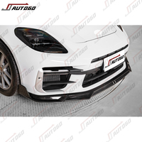 Lèvre avant en fibre de carbone véritable style KDA pour Porsche Panamera 976 2024-2026 – Amélioration directe usine, haute qualité