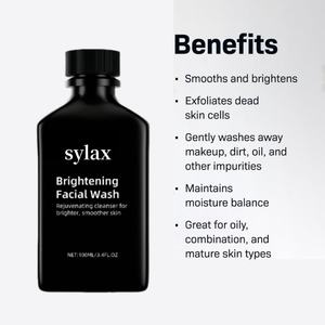 <span class=keywords><strong>Limpiador</strong></span> Facial Iluminador de Piel Sylax, Exfoliante Facial con Vitamina C y Vitamina E, 100 ml, Uso Doméstico - Product Image 6