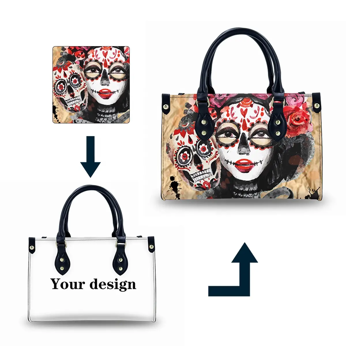Neue hochwertige Designer Luxus-Einkaufstaschen Leder-Einkaufstasche Großhandel Soft Handle Günstige Handtaschen für Frauen