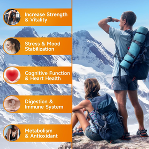 Gomitas de Extracto de Shilajit <span class=keywords><strong>del</strong></span> Himalaya, Ashwagandha, Maca y Saw Palmetto Orgánicas de 1000 MG, de Primera Calidad, con Etiqueta Privada Personalizada, para Hombres - Product Image 3