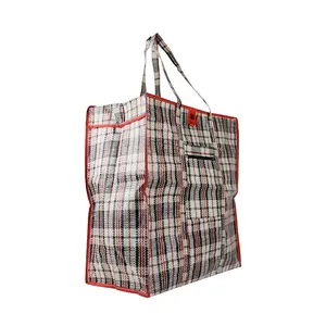 OEM/ODM Durable Large Capacity Tote Storage Bag Shopping Groceries Laundry Organizing Zipper Bag