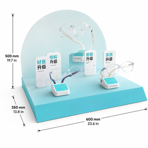 DSP Vietnam Factory Custom Counter LED Eyewear <b>Display</b> Backlit Ad Light <b>Box</b> Smart Sunglasses Watch <b>Display</b> Retail Showcase - Product Image 4