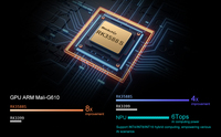 Orange Pi 5 4 Go LPDDR4 RK3588S-PC Octa-Core ARM 64 bits Processeur 8 nm avec QSPI NOR Flash Orange Pi