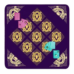 कस्टम हस्तनिर्मित आधुनिक स्ट्रिप्ड और पुष्प टैरो टेरो फोल्डेबल कला कार्ड जूते घर और शादी के टैरो कार्ड टेबलटॉप - Product Image 1