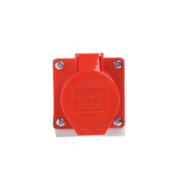 Prise et fiche industrielles étanches Nuoqiya 380V en laiton à montage en surface 16A avec 4 broches