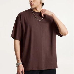 T-shirt unisexe de haute qualité 100% coton 180 grammes, impression numérique personnalisée du logo de la marque, t-shirt en coton ample pour homme - Product Image 1