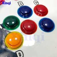 Bouton poussoir coloré pour jeu d'arcade, interrupteur intégré, PS2, PS3, Xbox 360, Mame Jamma, Raspberry Pi, Pandora Box, 33mm