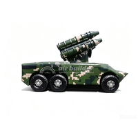 Modèle de déguisement de char gonflable réaliste personnalisé, cible factice de camouflage pour l'entraînement et l'affichage, en PVC/tissu Oxford imperméable