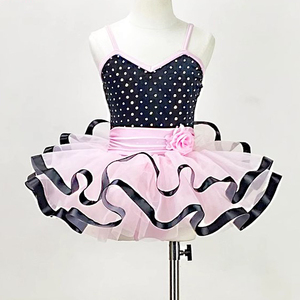 Nuevo estilo Sweetheart Princess Dance Tutus Competición del Día de los niños Kindergarten Performance Ballet Dance Dress Disfraces - Product Image 5