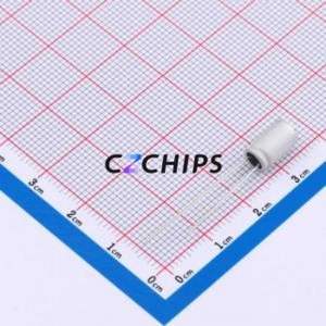 ตัวเก็บประจุแบบแข็ง SH107M035C09E0 แบบ Through Hole (THT), ขนาด D5.5xL9 มม. 100uF 20% 35V 2.6A 100kHz - Product Image 2