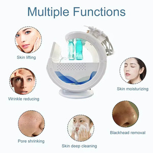 Machine de nettoyage du visage 7 <span class=keywords><strong>en</strong></span> 1 Dermabrasion H2O2 2025, machine de soin de la peau du visage, machine de beauté, machine à oxygène pour le visage - Product Image 3