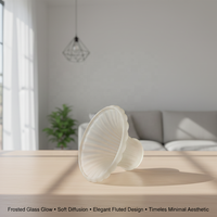 Abat-jour en forme de trompette soufflé à la main, style méditerranéen, pour la décoration intérieure de salle de bain, inspiré des régions côtières chinoises, vente chaude en usine