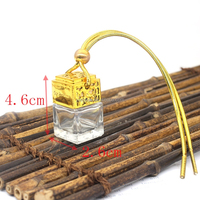 Diffuseur de parfum pour voiture en verre, petit flacon de parfum pour voiture