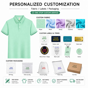 เสื้อโปโลพรีเมียม 200gsm ผ้าโพลีเอสเตอร์ 100% ระบายอากาศได้ดี เนื้อผ้านุ่ม สีพื้น ปักโลโก้ได้ตามต้องการ สำหรับผู้ชายและผู้หญิง เสื้อกอล์ฟ ชุดยูนิฟอร์มทำงาน - Product Image 5