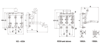 Interrupteur de déconnexion de protection de puissance en cuivre Wakan HD11-630-3 de haute qualité 400V