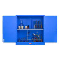 Armoire de sécurité pour bouteilles de gaz en acier galvanisé anti-explosion avec stockage de batteries, serrure à double/simple porte, certifiée CE