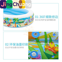 Piscine gonflable en forme de 8 JingChuang56490, piscine familiale, piscine pour enfants à domicile