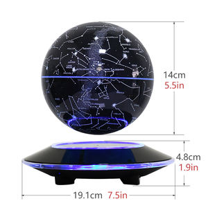 Sıcak satış 140mm manyetik Levitating yıldızlı gökyüzü küre yüzer yıldızlı ay lamba kaldırma yıldızlı gökyüzü gece lambası hediyeler - Product Image 3