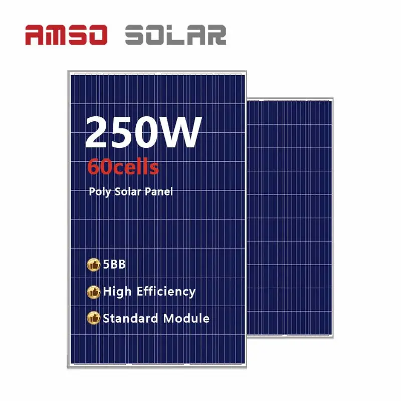 Qualità garantita poly 250W 260W 270W 280W 290W placa solare è di 250w soler pannello 250w pannello solare