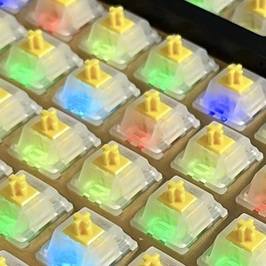 <span class=keywords><strong>Gateron</strong></span> <span class=keywords><strong>Cap</strong></span> Yellow Switch/Milky Yellow Factory Lubed Switches for Mechanical Keyboard Customozation 5Pins Hot Swappable - Product Image 4