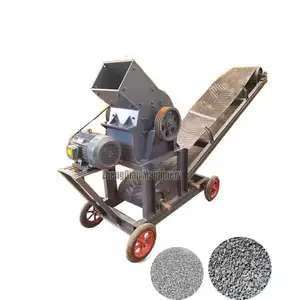 Glass bottle crusher/Stone hammer breaking sand machine/Heavy hammer crusher for stone mining