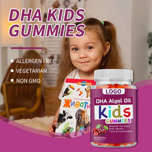 فيتامينات أوميغا 3 وزيت السمك الحلال للأطفال على شكل حلوى جيلاتينية لدعم الدماغ للمراهقين وحديثي الولادة من إنتاج المصنع - Product Image 3