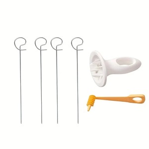 6Pcs Stainless Steel Spiralizer Set Multi-Functional <b>Vegetable</b> Cutter Perfect for Making Spiral Potatoes Carrots Kitchen Tool - Product Image 6