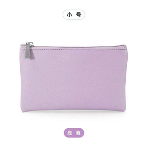 Custom Logo Print Fashion <b>Medium</b> Canvas Pencil <b>Case</b> Zipper Cosmetic <b>Case</b> School Kids Gift Durable PU Fabric Pencil Pouch Bag - Product Image 2