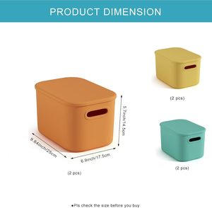 China Wholesale Multifunctional Plastic Car Storage Box <b>Bins</b> with Handles <b>Lid</b> for Laundry Toys Clothes - Product Image 4