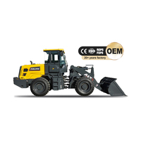 Mini-chargeuse sur pneus AOLITE à moteur diesel de 3,5 tonnes, haute efficacité, pour la construction et la manutention de matériaux – Direct Usine
